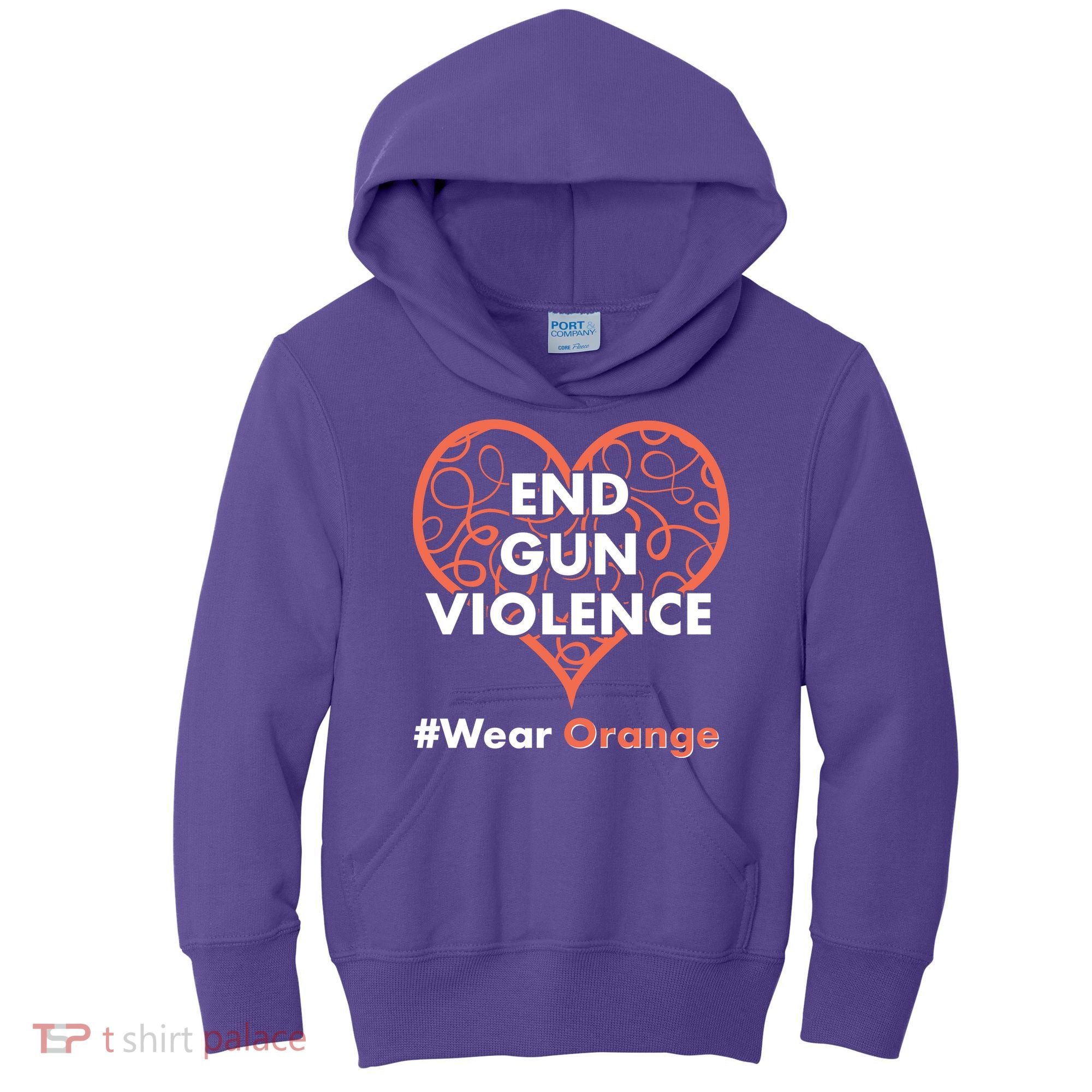End Gun Violence #Wear Orange Kids Hoodie