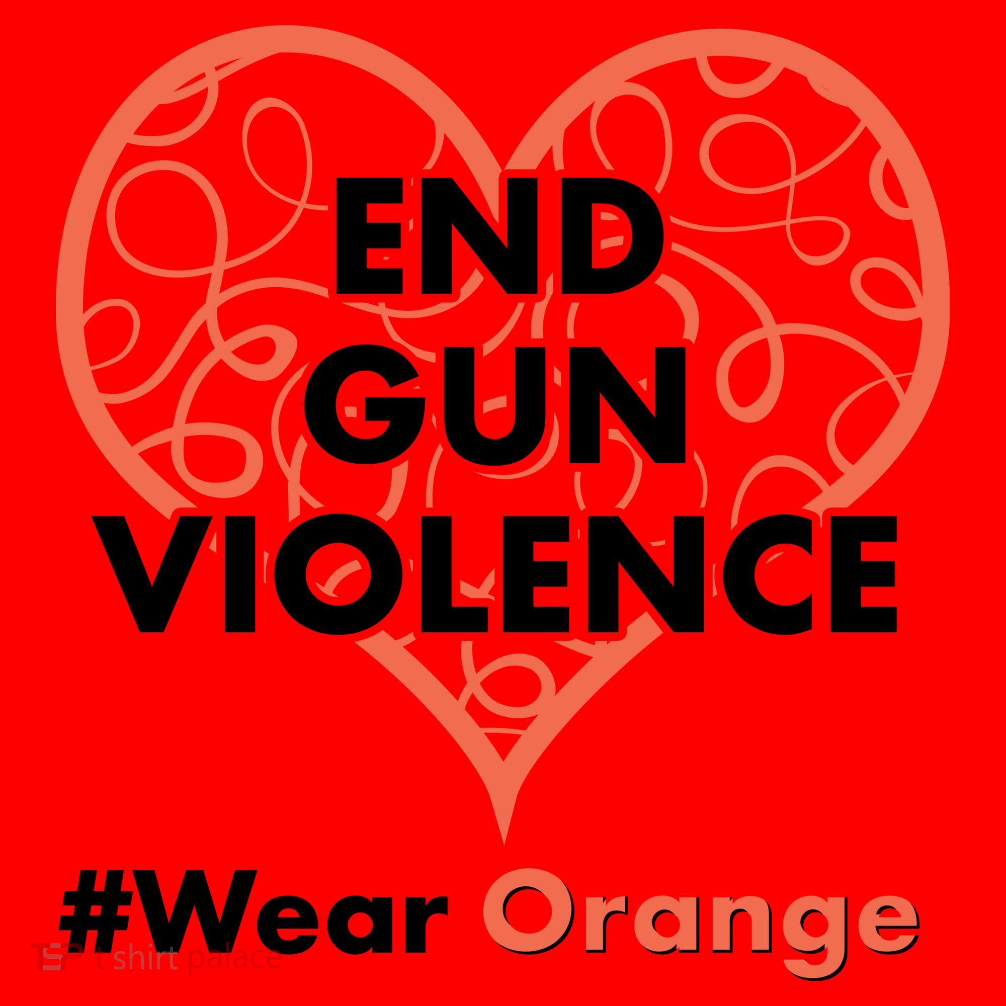 End Gun Violence #Wear Orange Santa Hat