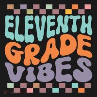 Eleventh Grade Vibes Retro Groovy 11th Grade Back To School Backpack thumb 2