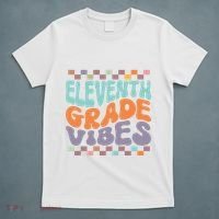 Eleventh Grade Vibes Retro Groovy 11th Grade Back To School T-Shirt thumb 5