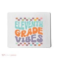 Eleventh Grade Vibes Retro Groovy 11th Grade Back To School Mousepad thumb 0