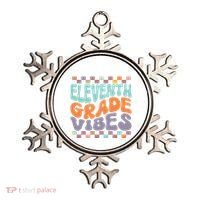 Eleventh Grade Vibes Retro Groovy 11th Grade Back To School Ornament thumb 0