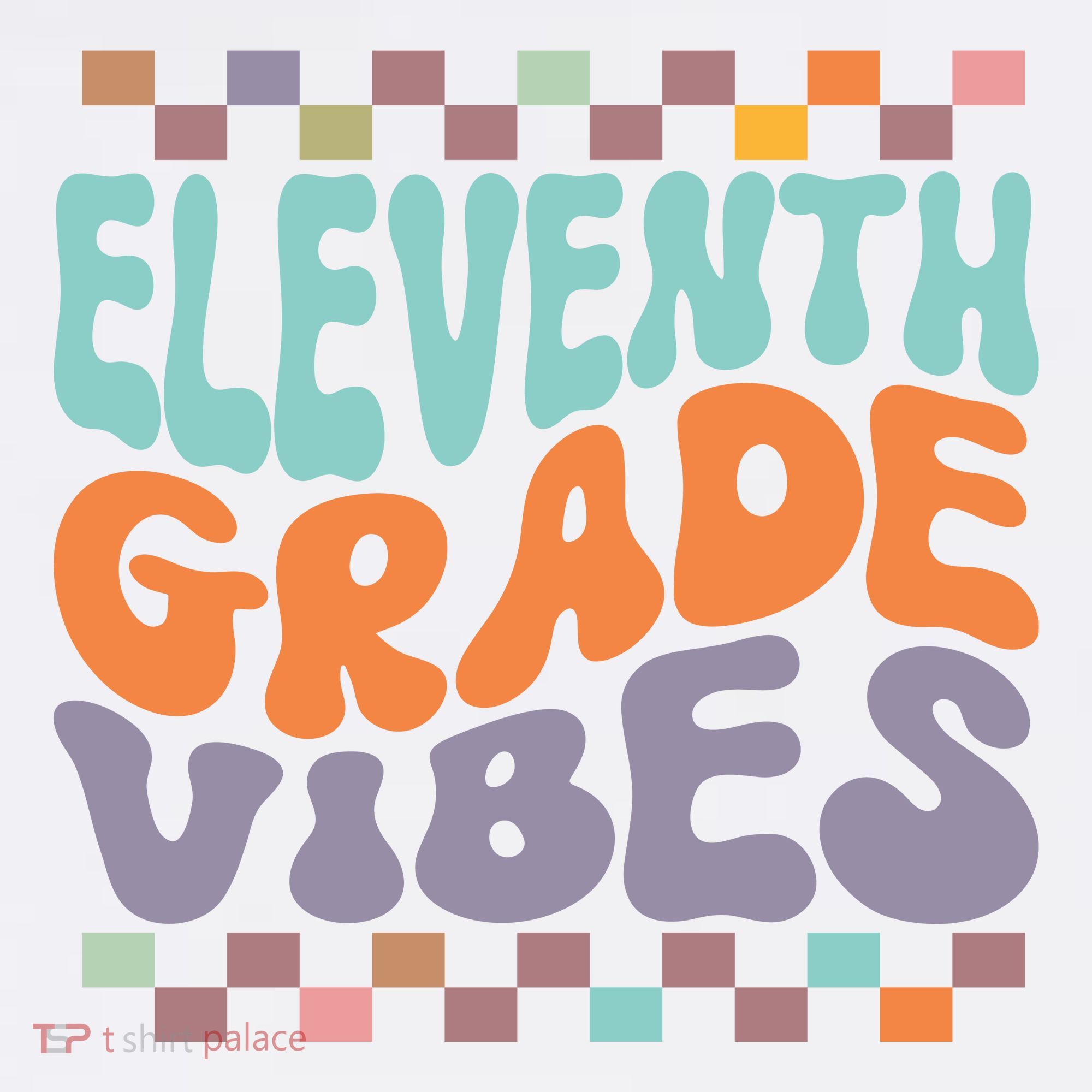 Eleventh Grade Vibes Retro Groovy 11th Grade Back To School Kids Sweatshirt