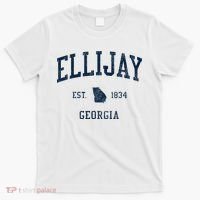 Ellijay Ga Vintage Athletic Sports T-Shirt thumb 0