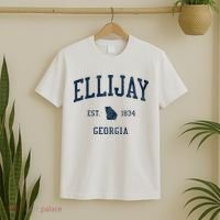 Ellijay Ga Vintage Athletic Sports T-Shirt thumb 2