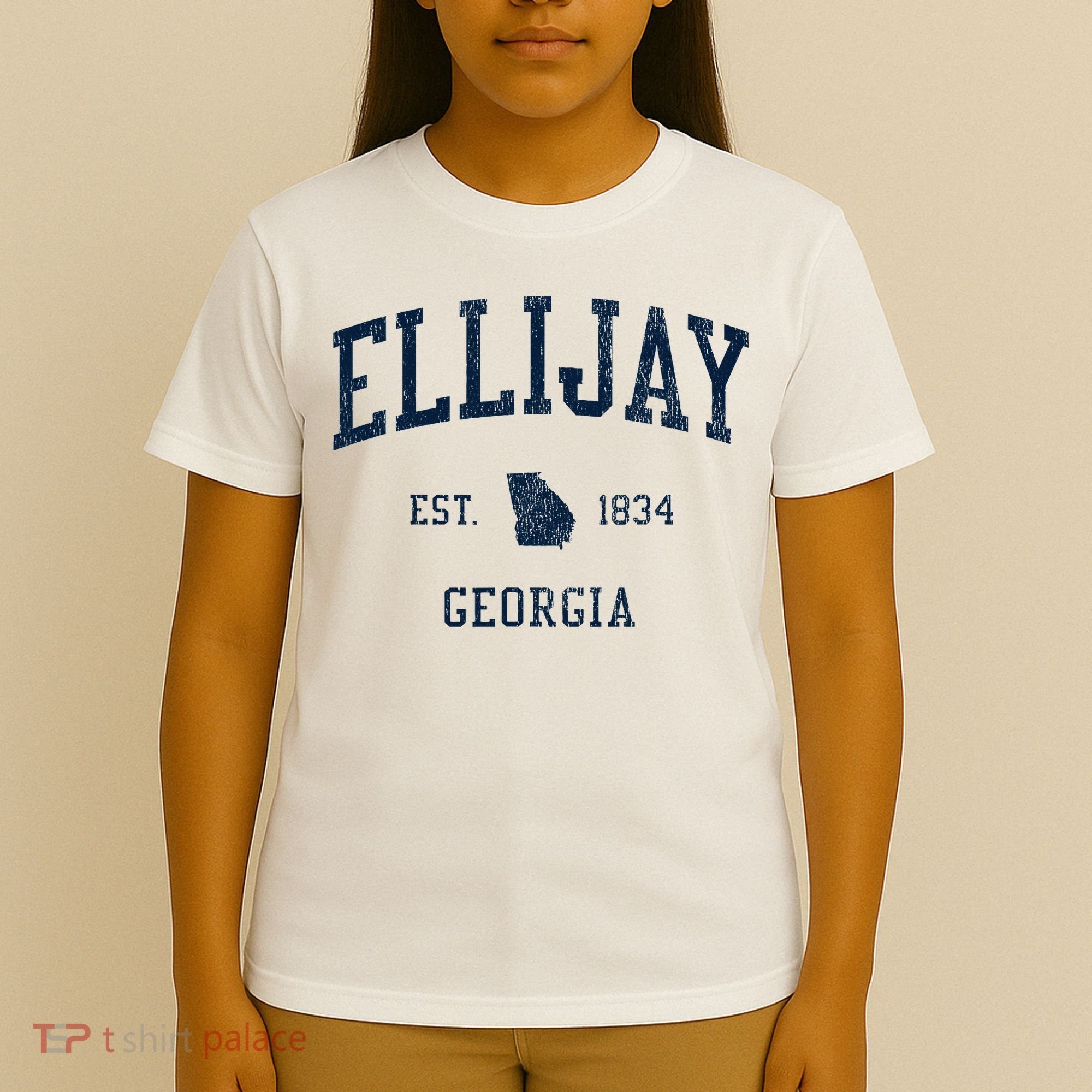 Ellijay Ga Vintage Athletic Sports T-Shirt