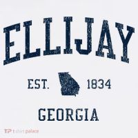 Ellijay Ga Vintage Athletic Sports T-Shirt thumb 7