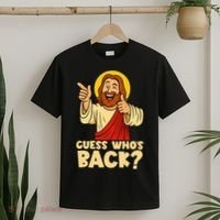 Easter Guess Whos Back Jesus Funny Religious Women T-Shirt thumb 2