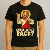 Easter Guess Whos Back Jesus Funny Religious Women T-Shirt thumb 3