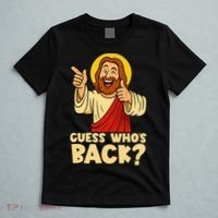 Easter Guess Whos Back Jesus Funny Religious Women T-Shirt thumb 5