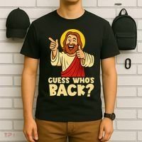 Easter Guess Whos Back Jesus Funny Religious Women T-Shirt thumb 6