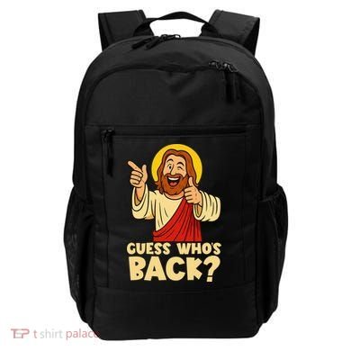 Easter Guess Whos Back Jesus Funny Religious Women Backpack