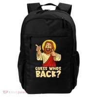 Easter Guess Whos Back Jesus Funny Religious Women Backpack thumb 0