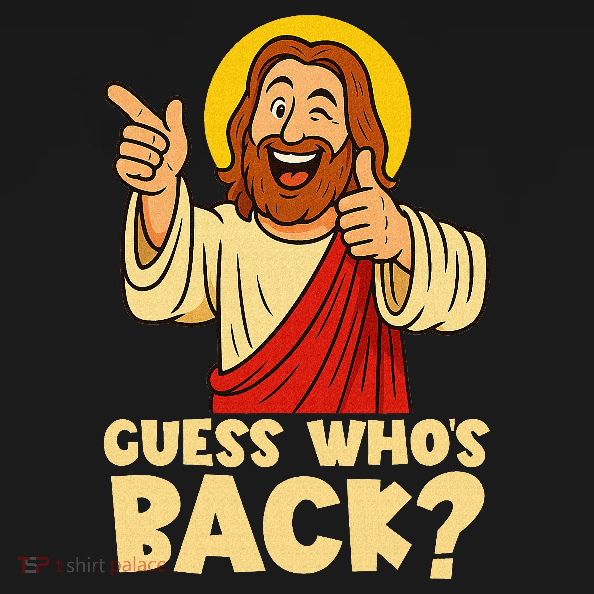 Easter Guess Whos Back Jesus Funny Religious Women Mousepad