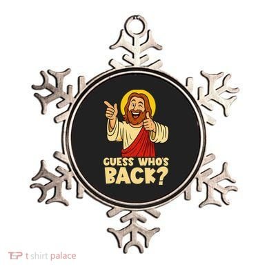 Easter Guess Whos Back Jesus Funny Religious Women Ornament