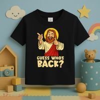 Easter Guess Whos Back Jesus Funny Religious Women Toddler T-Shirt thumb 3