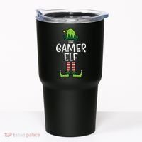 Elf Gamer Xmas Holiday Fun Tumbler thumb 0