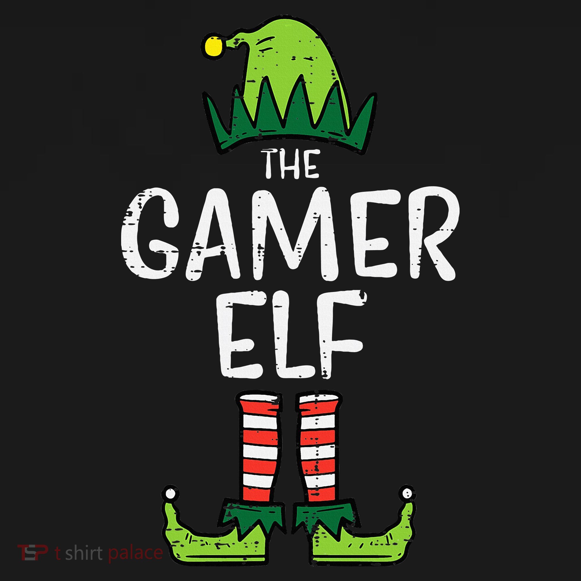 Elf Gamer Xmas Holiday Fun Mousepad