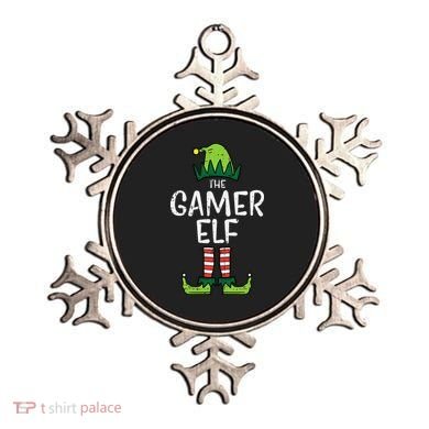 Elf Gamer Xmas Holiday Fun Ornament
