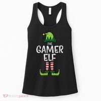 Elf Gamer Xmas Holiday Fun Women's Tank Top thumb 0