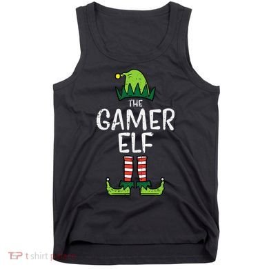 Elf Gamer Xmas Holiday Fun Tank Top