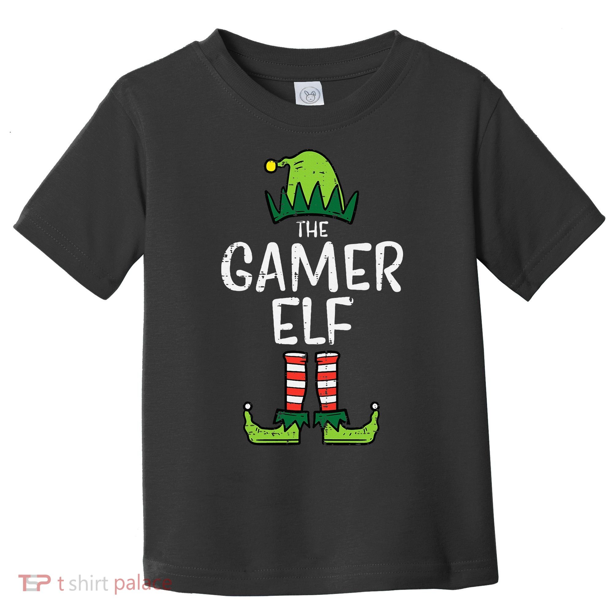 Elf Gamer Xmas Holiday Fun Toddler T-Shirt