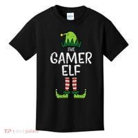 Elf Gamer Xmas Holiday Fun Kids T-Shirt thumb 0