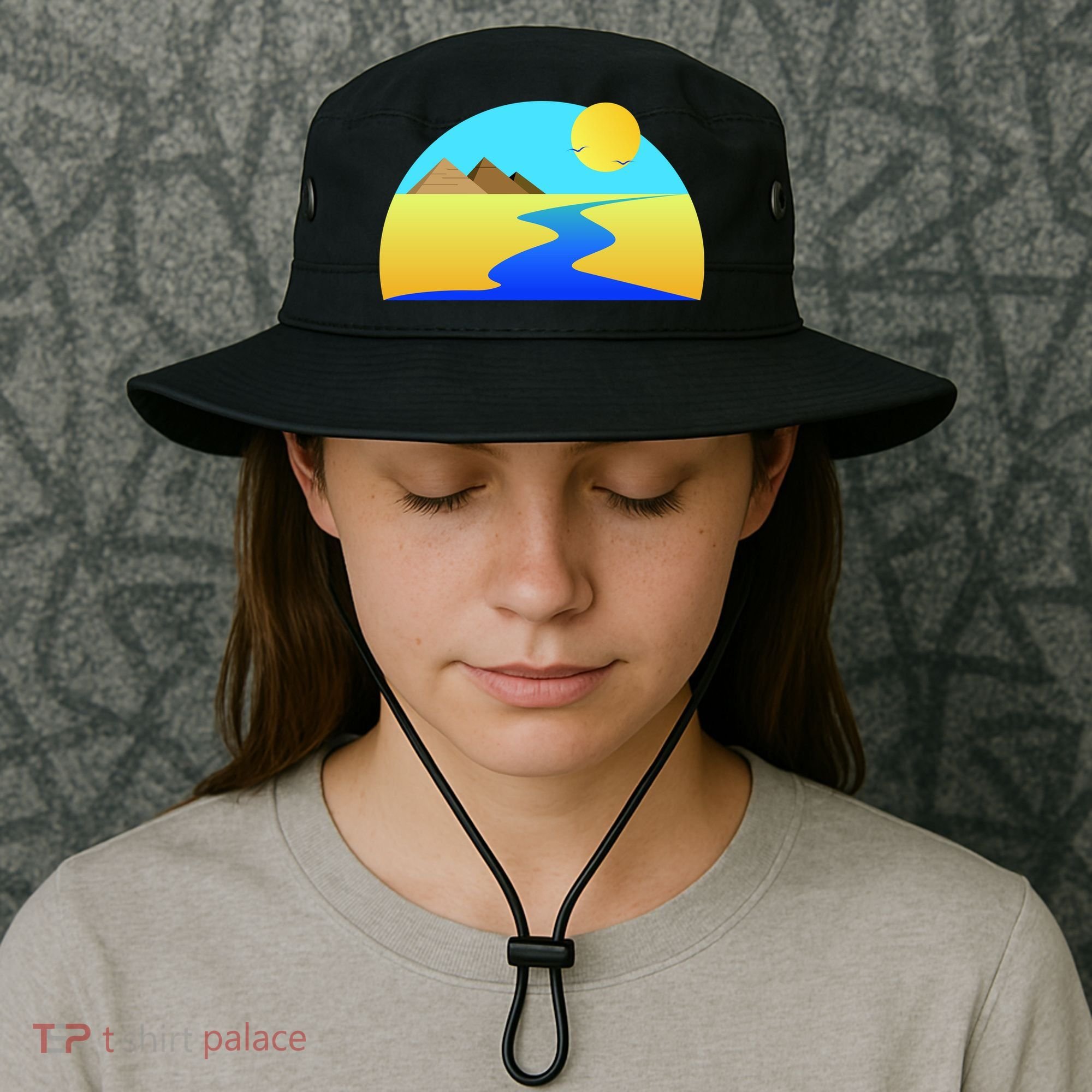 Egypt Nile River Sunset Bucket Hat