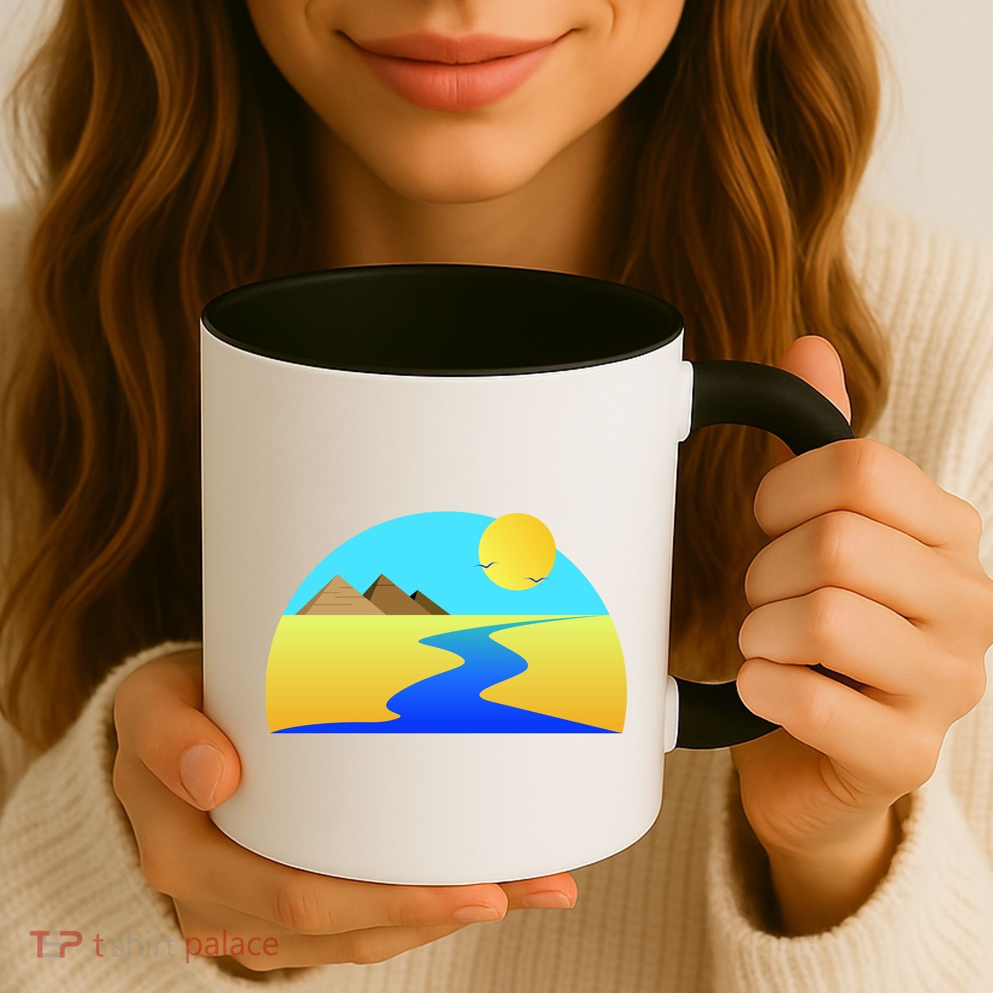 Egypt Nile River Sunset Coffee Mug