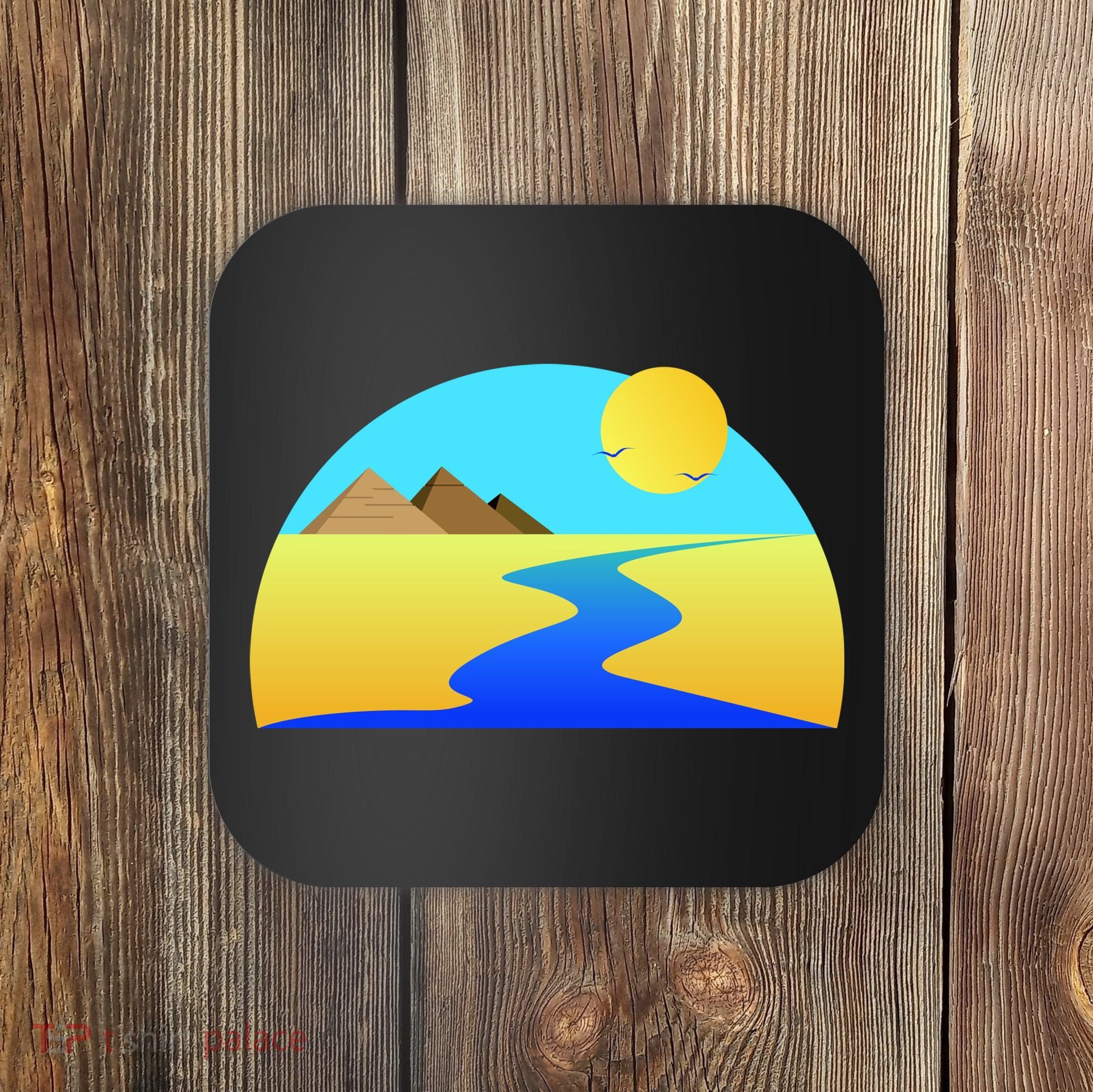Egypt Nile River Sunset Coaster