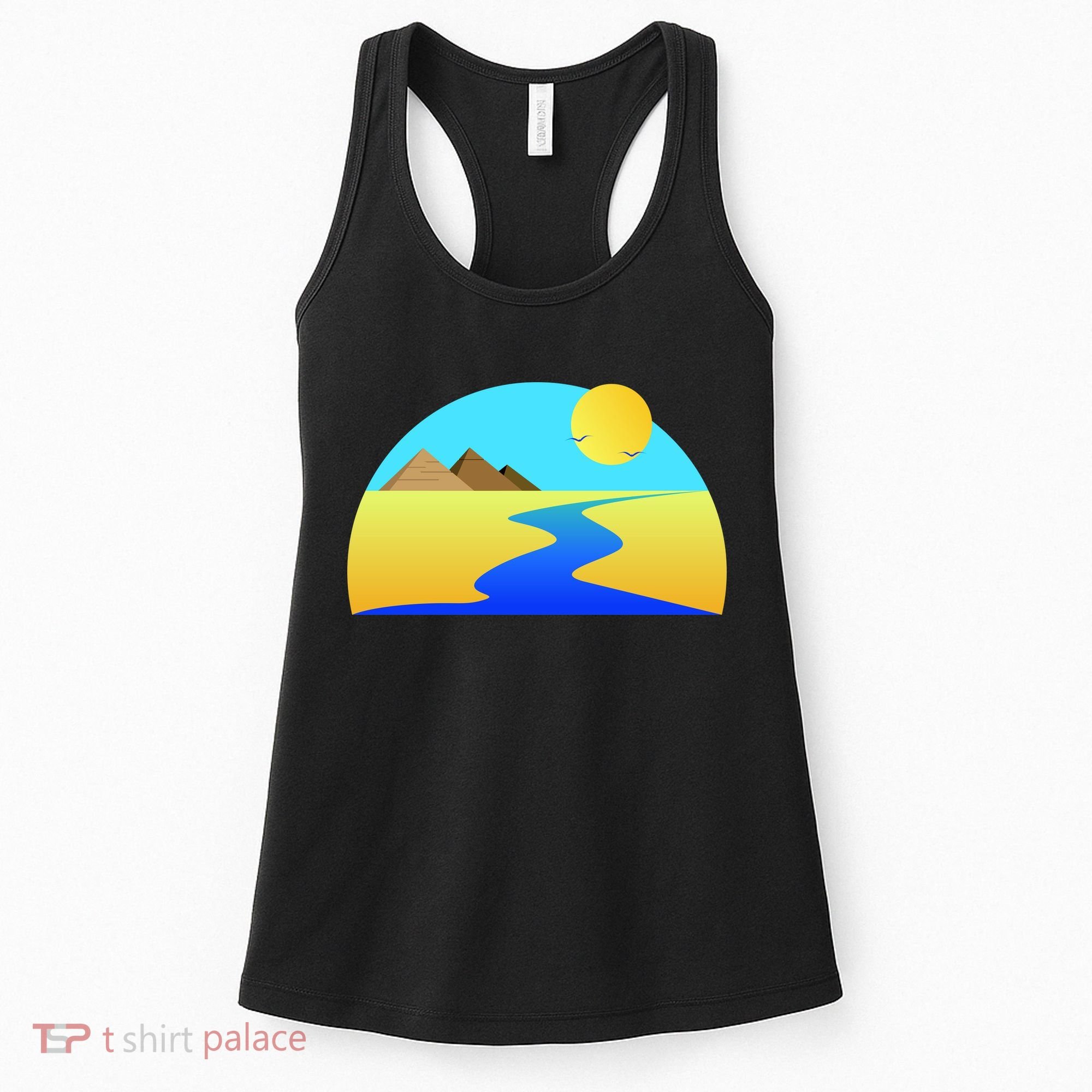 Egypt Nile River Sunset Women's Tank Top
