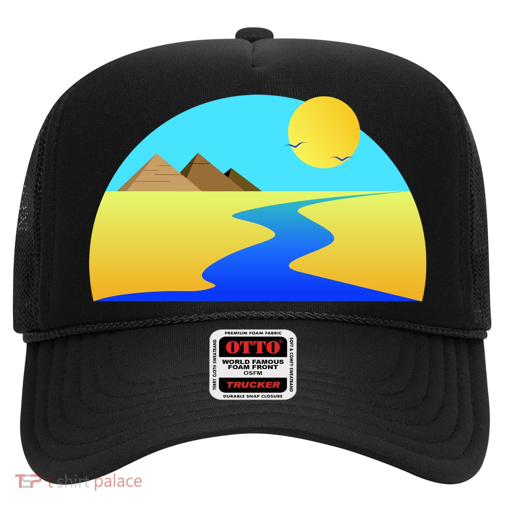 Egypt Nile River Sunset Hat