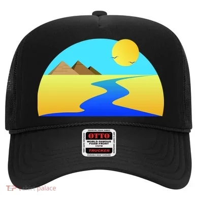Egypt Nile River Sunset Hat