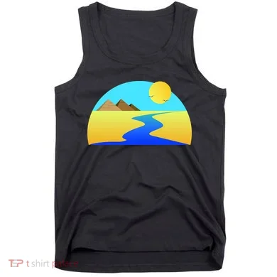 Egypt Nile River Sunset Tank Top
