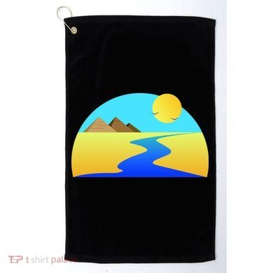 Egypt Nile River Sunset Golf Towel