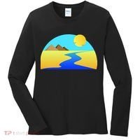 Egypt Nile River Sunset Women's Long Sleeve Shirt thumb 0