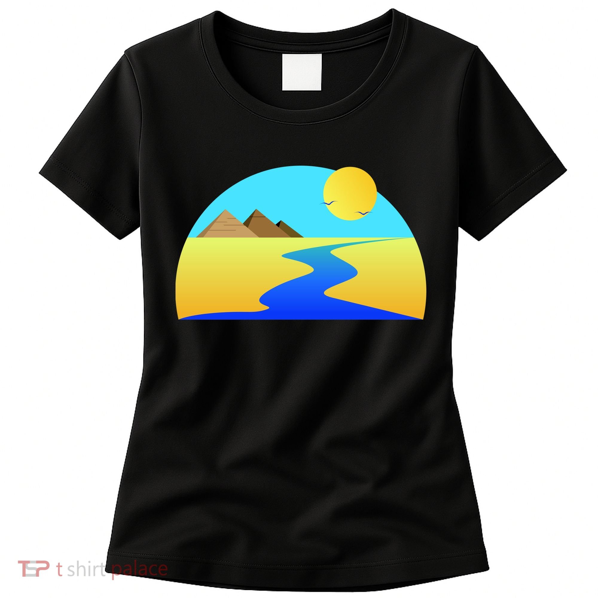 Egypt Nile River Sunset Women's T-Shirt