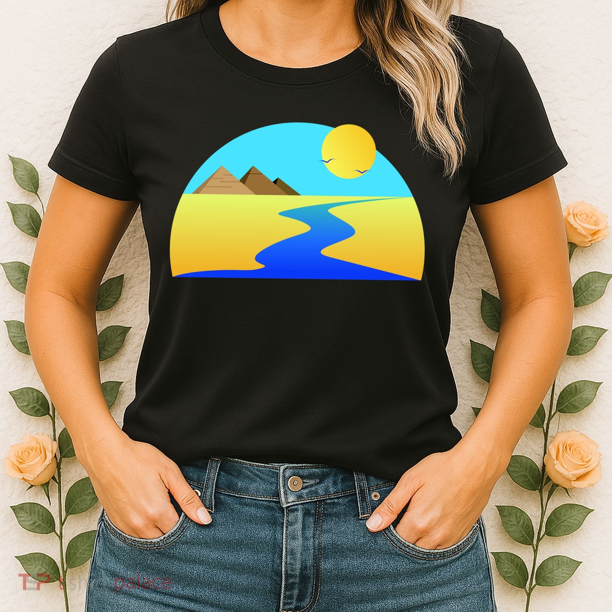 Egypt Nile River Sunset Women's T-Shirt