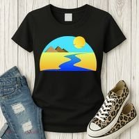 Egypt Nile River Sunset Women's T-Shirt thumb 3