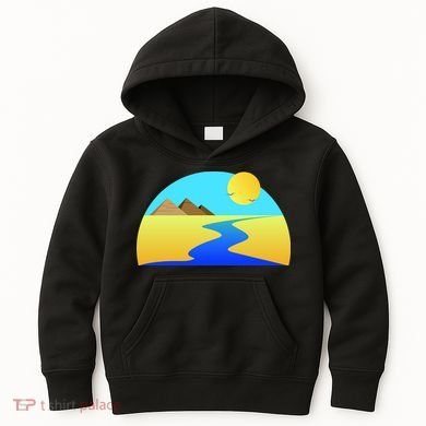 Egypt Nile River Sunset Kids Hoodie