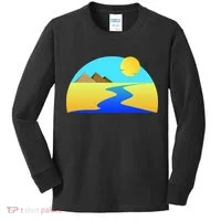 Egypt Nile River Sunset Kids Long Sleeve Shirt thumb 0