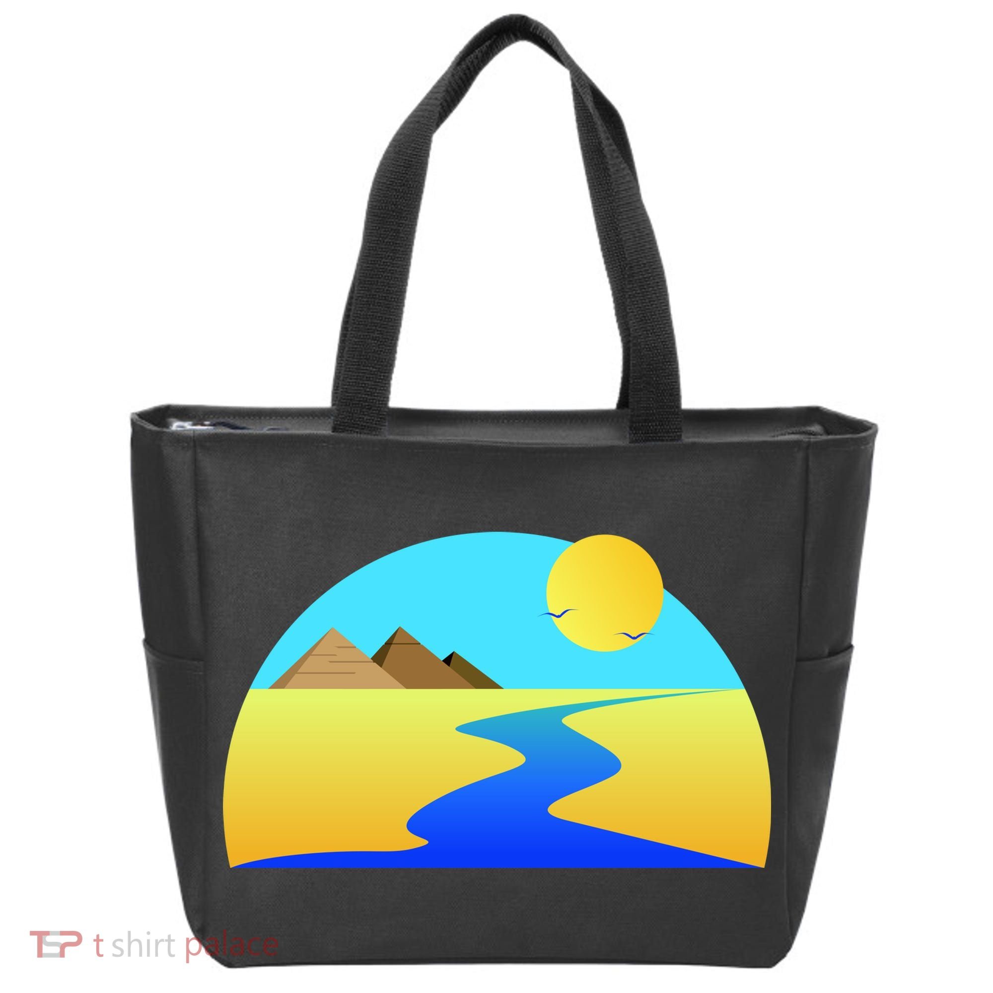 Egypt Nile River Sunset Tote Bag