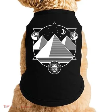 Egyptian Pyramids Emblem Doggie Tank