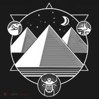 Egyptian Pyramids Emblem Doggie Tank thumb 4