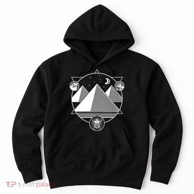 Egyptian Pyramids Emblem Hoodie