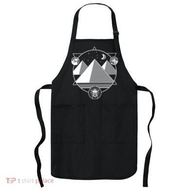 Egyptian Pyramids Emblem Apron