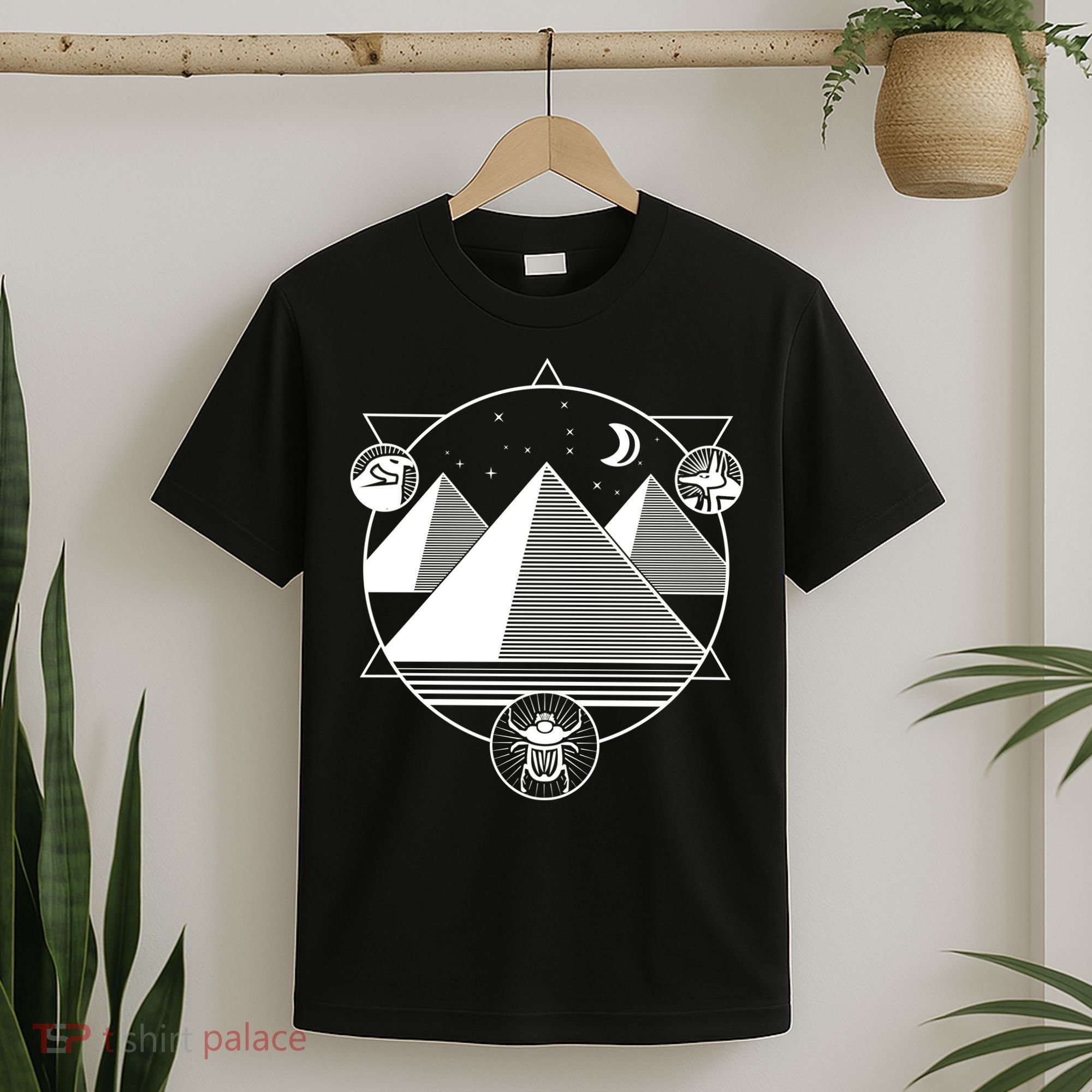 Egyptian Pyramids Emblem T-Shirt