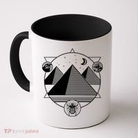 Egyptian Pyramids Emblem Coffee Mug thumb 0