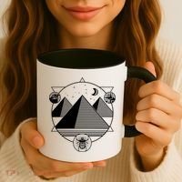 Egyptian Pyramids Emblem Coffee Mug thumb 3