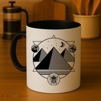 Egyptian Pyramids Emblem Coffee Mug thumb 4